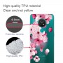 Nokia 6.2 läpinäkyvä kukat suojakuori.