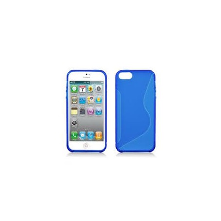 iPhone 5 sininen suojakuori.
