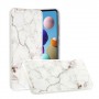 Samsung Galaxy A21s valkoinen marmori suojakuori