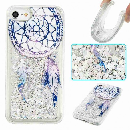 iPhone iPhone 7/8/SE 2020 glitter hile unisieppari suojakuori