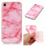 iPhone 7/8/SE 2020 pinkki marmori suojakuori