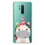 OnePlus 8 Pro läpinäkyvä yksisarvinen suojakuori.