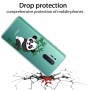 OnePlus 8 Pro läpinäkyvä panda suojakuori