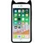 Apple iPhone 7/8/SE 2020 musta kissa suojakuori.