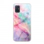Samsung Galaxy A51 5G värikäs marmori suojakuori.