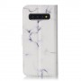 Samsung Galaxy S10 valkoinen marmori suojakotelo