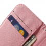 Galaxy Trend 2 pinkki-musta kuvio lompakkokotelo