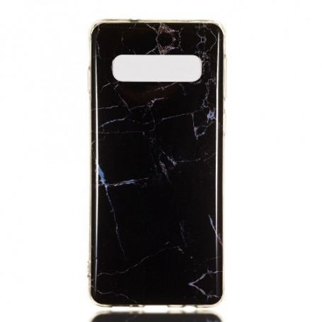 Samsung Galaxy S10 musta marmori suojakuori.