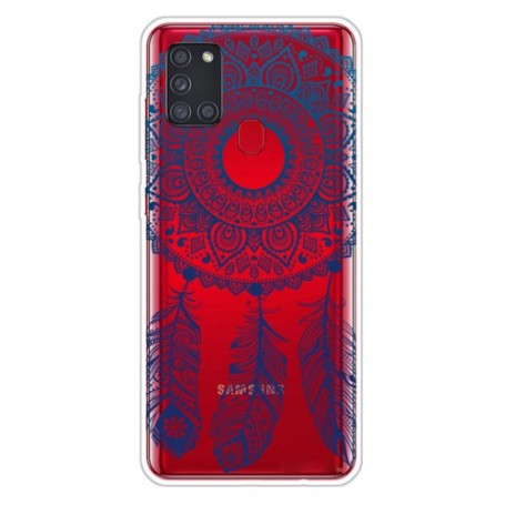 Samsung Galaxy A21s läpinäkyvä unisieppari suojakuori.
