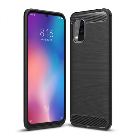 Xiaomi Mi 10 Lite 5G musta suojakuori.