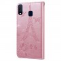 Samsung Galaxy A20e ruusukulta Eiffel-torni suojakotelo