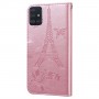 Samsung Galaxy A51 5G ruusukulta Eiffel-torni suojakotelo