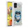 Samsung Galaxy A51 5G glitter hile pöllö suojakuori.