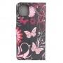 iPhone 12 mini kukkia ja perhosia suojakotelo