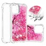 iPhone 12 mini glitter hile pinkki puu suojakuori