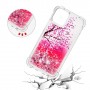 iPhone 12 mini glitter hile pinkki puu suojakuori