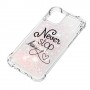 iPhone 12 mini glitter hile never stop dreaming suojakuori