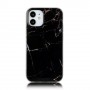 iPhone 12 mini musta marmori suojakuori.