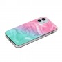 iPhone 12 mini värikäs tie-dye marmori suojakuori.