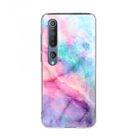 Xiaomi Mi 10 / Mi 10 Pro värikäs tie-dye marmori suojakuori.