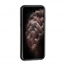 iPhone 12 mini musta suojakuori kamerasuojalla.