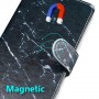 iPhone 12 / 12 pro musta marmori suojakotelo