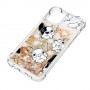 iPhone 12 / 12 Pro glitter hile koirat suojakuori