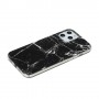 iPhone 12 / 12 Pro musta marmori suojakuori