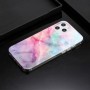 iPhone 12 / 12 Pro värikäs tie-dye marmori suojakuori.