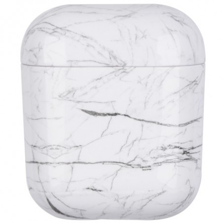 AirPods kotelon suojakuori valkoinen marmori
