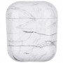 AirPods kotelon suojakuori valkoinen marmori