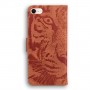 iPhone 7/8/SE 2020 ruskea tiikeri suojakotelo