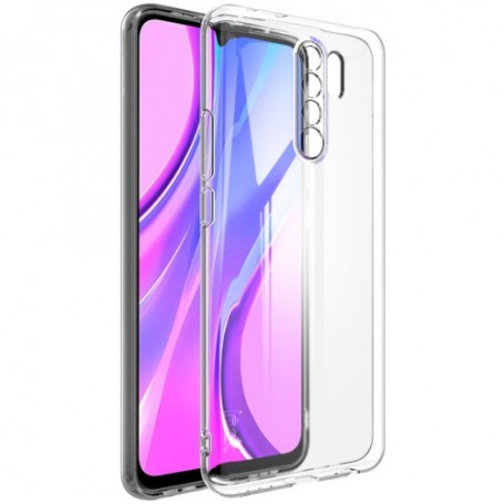 Xiaomi Redmi 9 läpinäkyvä suojakuori.