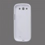 Galaxy S3 valkoinen silikoni suojakuori.