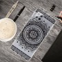 Samsung Galaxy A42 5G läpinäkyvä mandala suojakuori.
