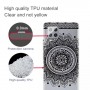Samsung Galaxy A42 5G läpinäkyvä mandala suojakuori.
