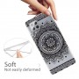 Samsung Galaxy A42 5G läpinäkyvä mandala suojakuori.