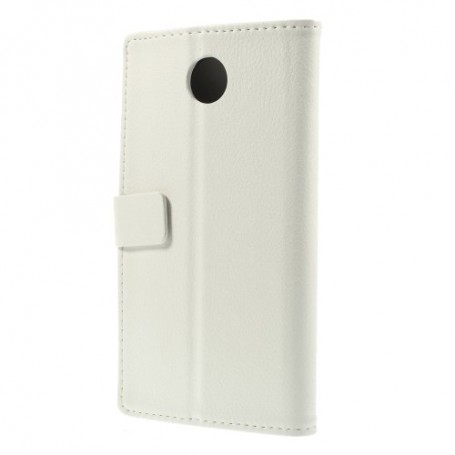 Motorola Google Nexus 6 valkoinen puhelinlompakko
