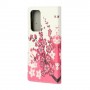 Xiaomi Mi 10T / Mi 10T Pro 5G vaaleanpunaiset kukat suojakotelo