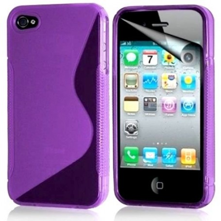 iPhone 4s violetti suojakuori