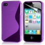 iPhone 4/4s violetti suojakuori