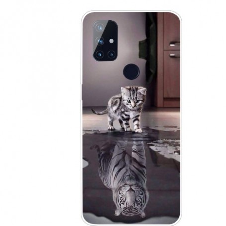 OnePlus Nord N100 kissa ja tiikeri suojakuori