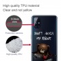 OnePlus Nord N10 5G vihainen nalle suojakuori.