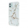 iPhone 11 valkoinen marmori suojakuori