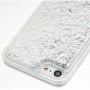 iPhone 6/6s/7/8/SE 2020 hopeanvärinen glitter hile suojakuori