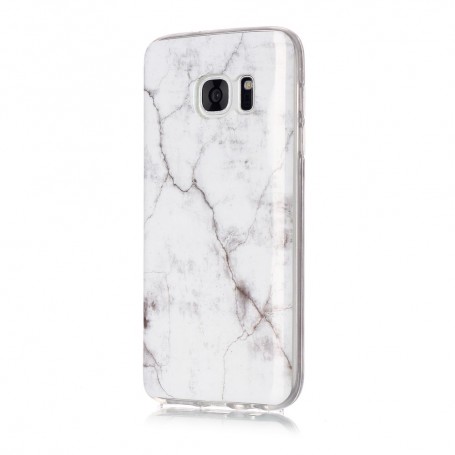 Samsung Galaxy S7 läpinäkyvä kukkia ja perhosia suojakuori.
