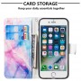 iPhone 7/8/SE 2020 värikäs marmori suojakotelo