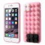 iPhone 6 pinkki rakennuspalikat silikonisuojus.