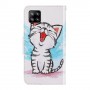Samsung Galaxy A42 5G valkoinen kissa suojakotelo