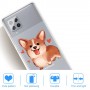 Samsung Galaxy A42 5G läpinäkyvä koira suojakuori.